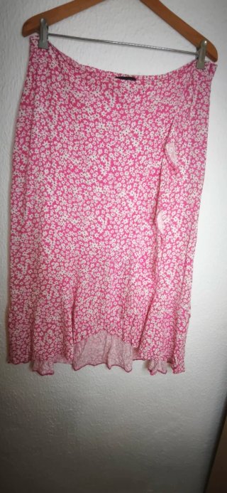 Falda Midi Estampada Talla 46
