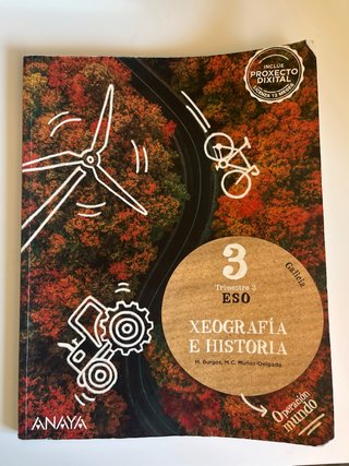 Libros de xeografia e historia de 3 ESO