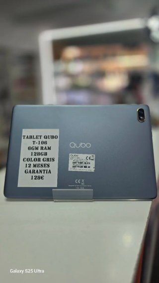 Tablet Qubo T-106 128GB Gris 12 Meses Garantía