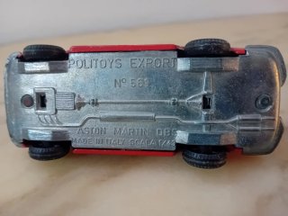 Politoys Export 561 Aston Martin DBS 1:43-Vintage