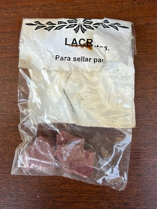 Lacre para sellar pactos