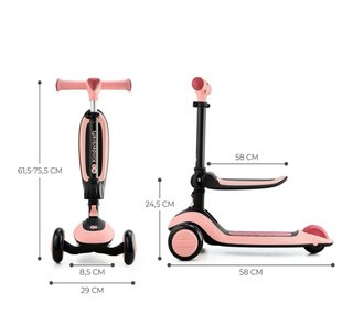Patinete Kinderkraft HALLEY 2 en 1