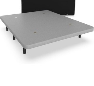 Somier Base Tapizada Gris
