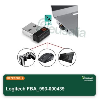 Logitech receptor inalámbrico conexión ratón
