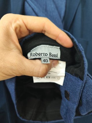 Traje azul H&M slim fit T40