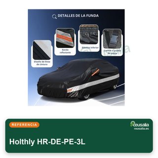 Holthly funda coche 10 capas impermeable