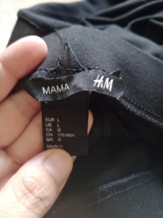 Pantalones premamá negros