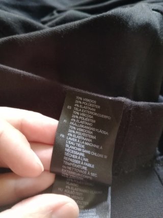Pantalones premamá negros
