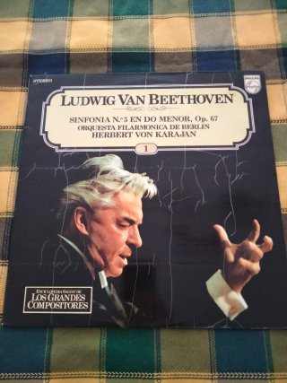 4 Vinilos Beethoven - Herbert von Karajan