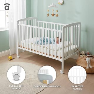 Cuna de Madera Asalvo 120x60 cm NUEVA
