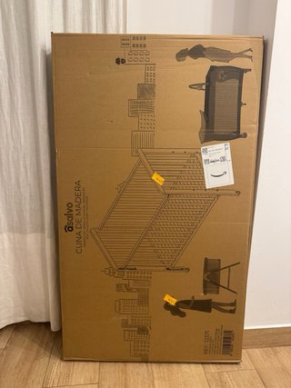 Cuna de Madera Asalvo 120x60 cm NUEVA
