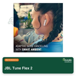 JBL Tune Flex 2 auriculares cancelación ruido