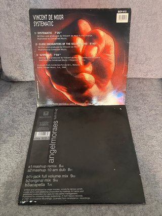 2 Vinilos Dance: Vincent De Moor y Angel Moraes