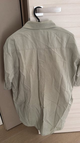 Camicia Avirex manica corta verde militare taglia