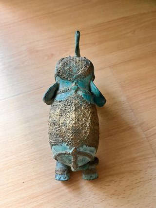 Figura de Elefante de Bronce