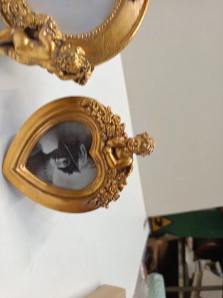 Set 4 Portafoto Oro Cornici