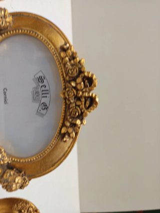 Set 4 Portafoto Oro Cornici