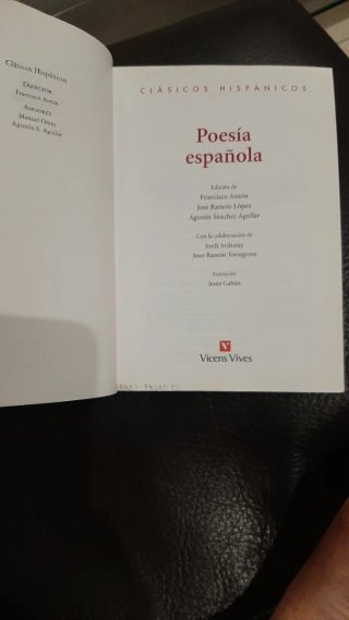 Poesía española