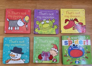Libros de texturas em inglés para bebés