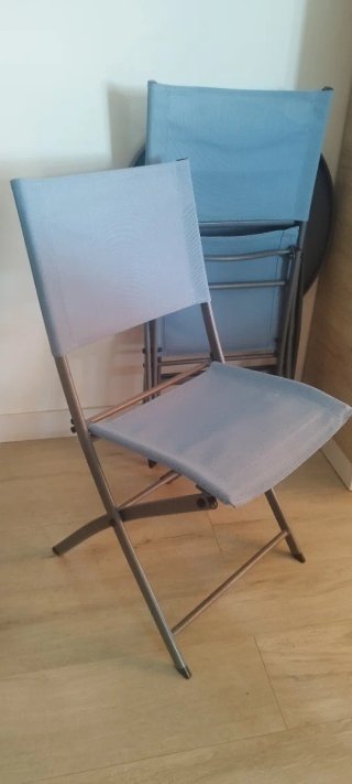 Conjunto Mesa y Sillas Jardín Plegable