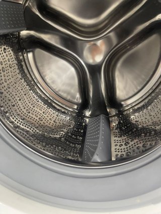Super oferta nevera y lavadora combi plateada