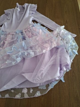 Vestido Shein Manga Larga con Mariposas