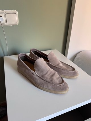 Mocasines Loro Piana Beige