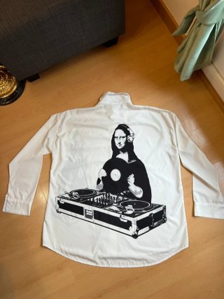 Blusa Mona Lisa DJ oversize blanca