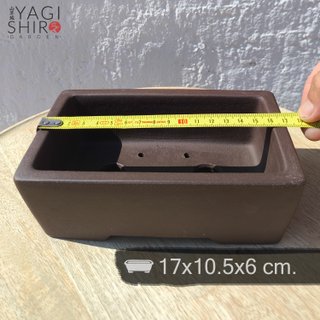 Maceta Bonsai Yixing Marrón