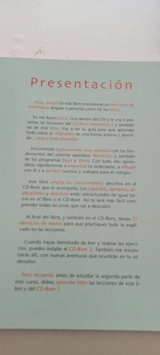 Informática para niños Windows, conceptos básic...