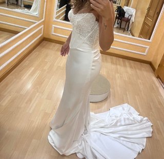 Vestido de Novia Blanco/ Manu García