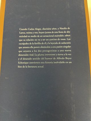 El huerto de mi amada. Alfredo Bruce Echenique
