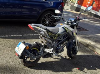 Benelli TNT 125, SOLO 1100KM, REESTRENO!!