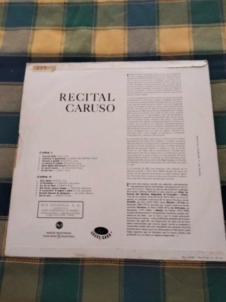 Lote 2 Vinilos Arias para Tenores y Caruso