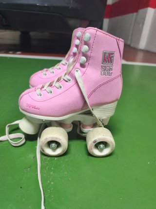 Patines de cuatro ruedas KRF School Rosa