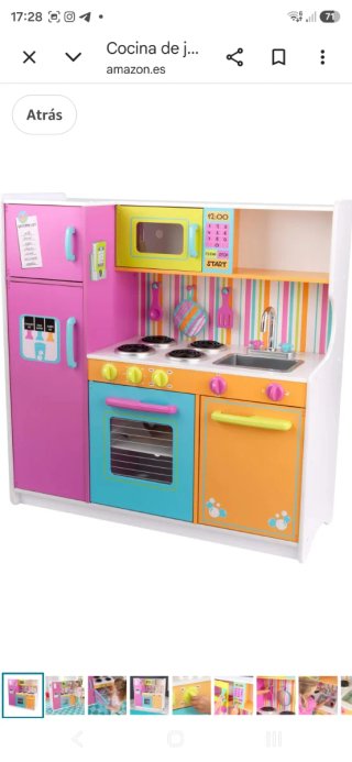 Cocina de Juguete Infantil 1 x 1 m. Aproximadament