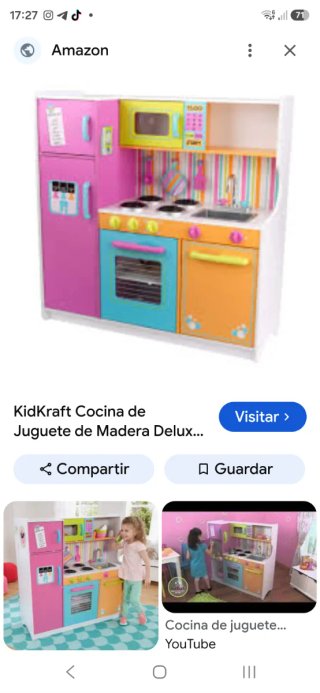 Cocina de Juguete Infantil 1 x 1 m. Aproximadament