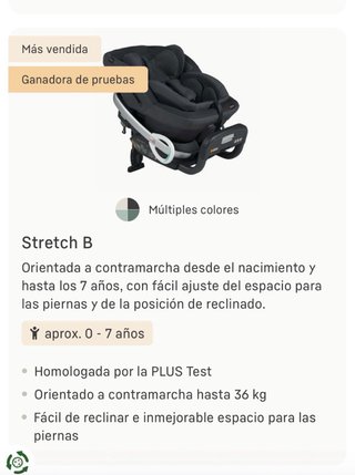Silla de coche BeSafe Stretch B a contramarcha