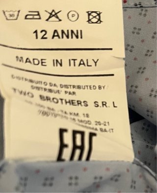 Camicia Gaudì fantasia ragazzo 12 anni