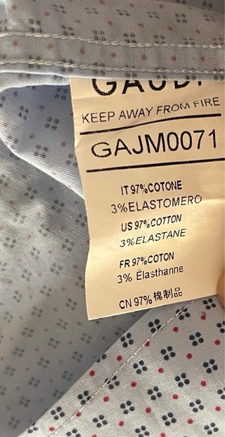 Camicia Gaudì fantasia ragazzo 12 anni