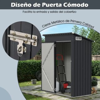 Caseta Cobertizo Jardín COSTWAY GT4222GR
