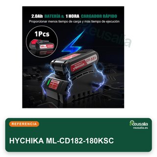 HYCHIKA taladro atornillador batería brushless