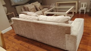 Sofá 3 plazas beige