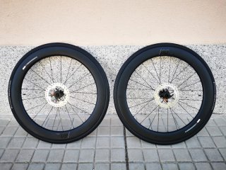 Ruedas Vision SC60 i23 fibra de carbono COMPLETAS
