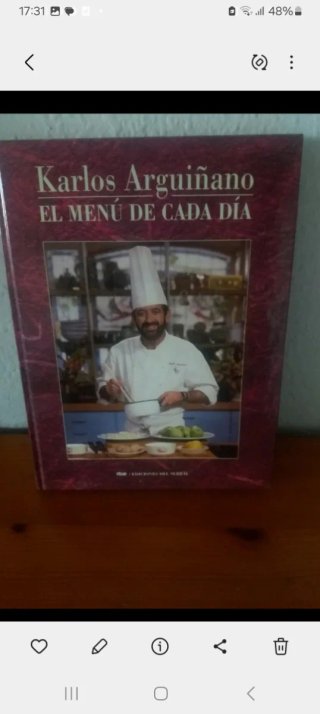 Libro de cocina de Arguiñano
