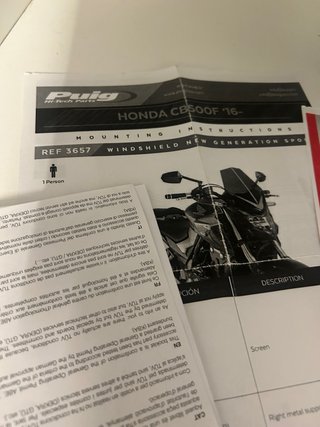 Cúpula Puig para Honda CB500