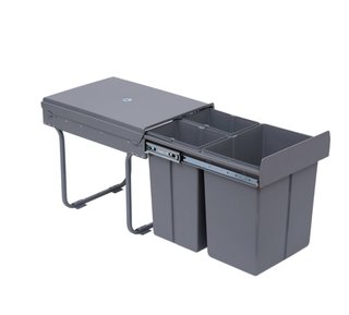 Cubo basura extensible 25L + 2x15L