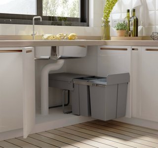 Cubo basura extensible 25L + 2x15L