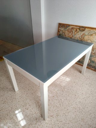 Mesa Extensible Ikea Bjursta Blanca