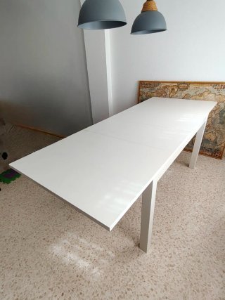 Mesa Extensible Ikea Bjursta Blanca